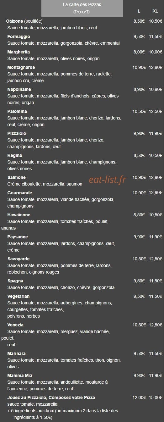 La Napolitaine — carte page 5