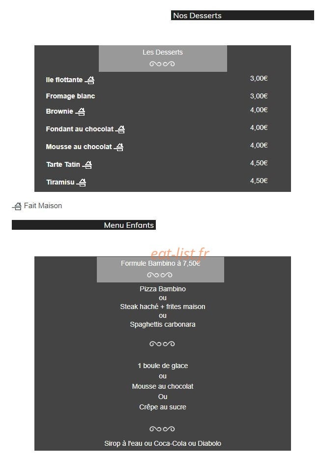 La Napolitaine — carte page 3