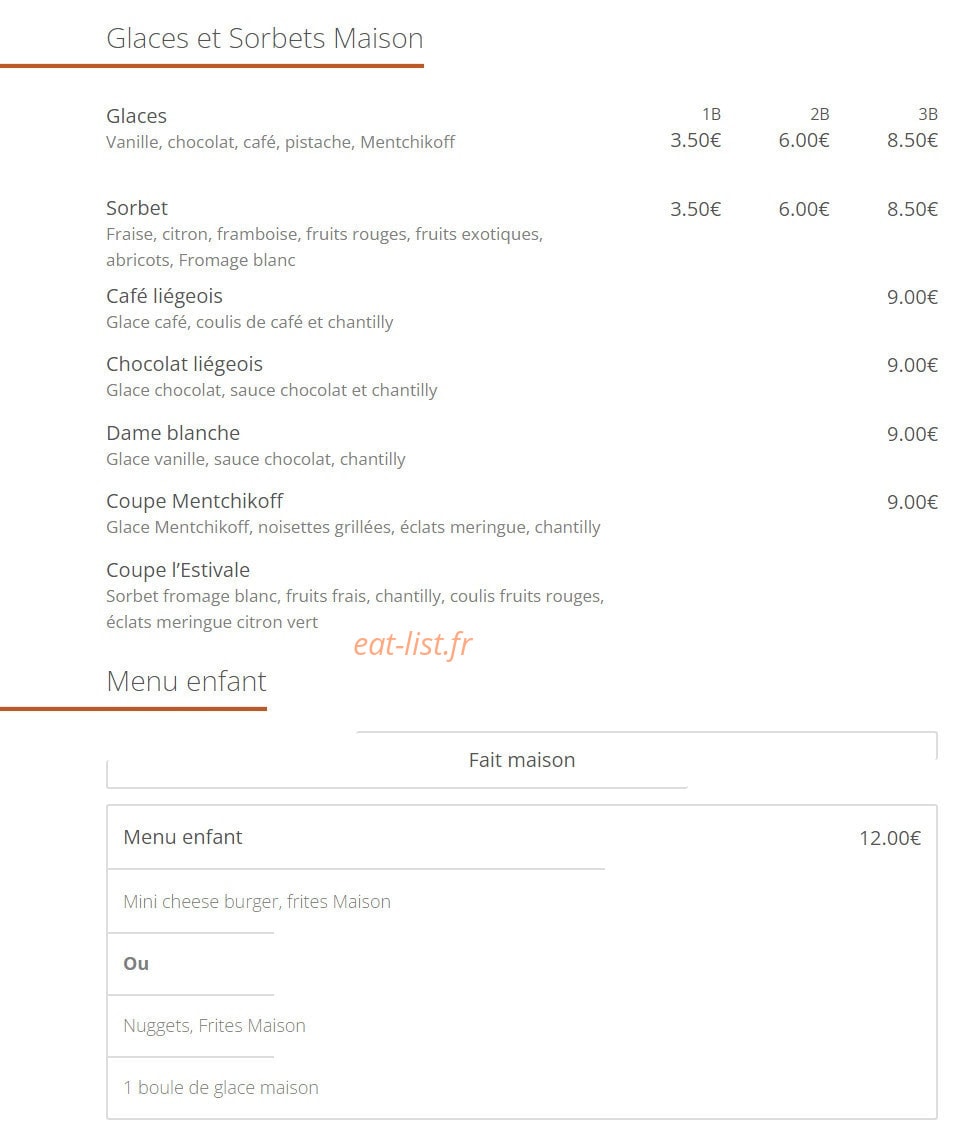 Le Café Serpente — carte page 5