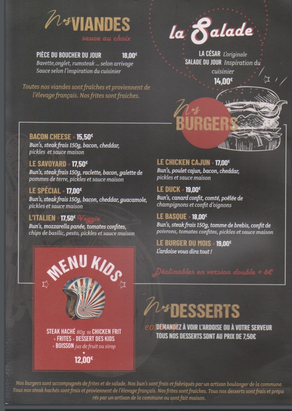 Le Garage — carte page 2
