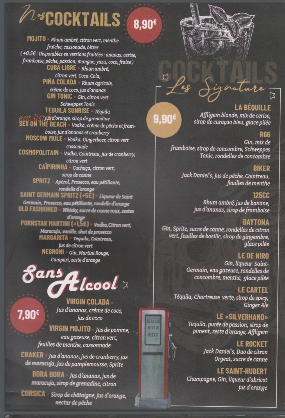 Le Garage — carte page 4