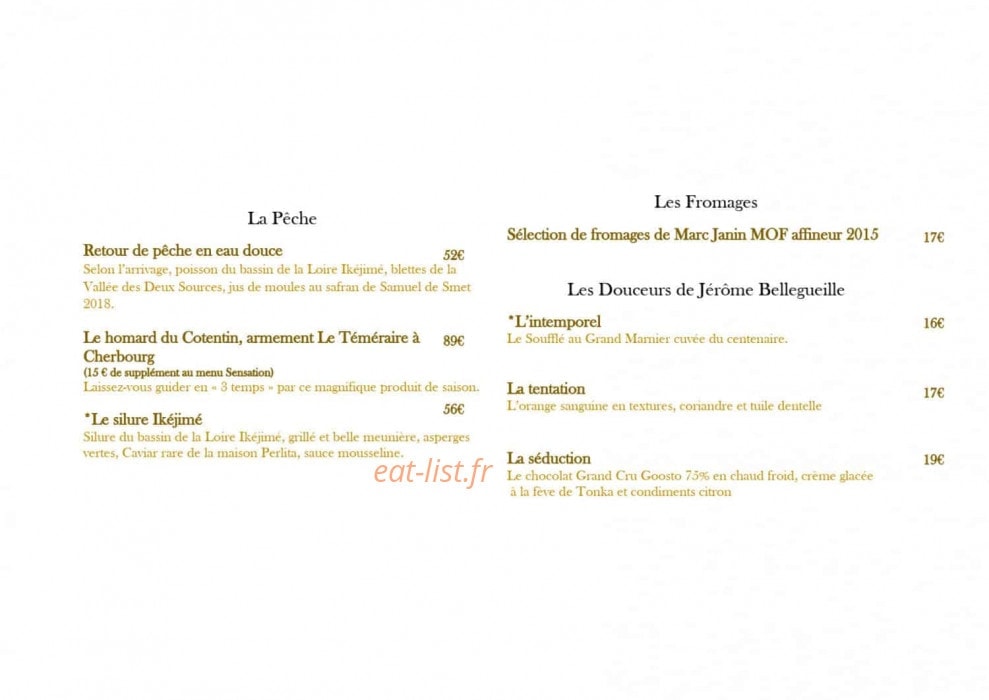 Le Georges — carte page 8
