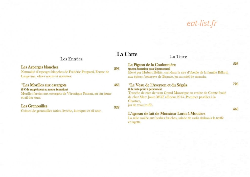 Le Georges — carte page 3