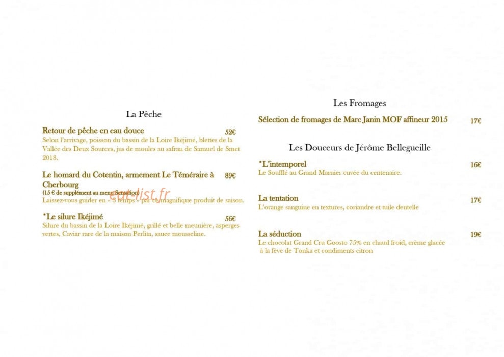 Le Georges — carte page 4