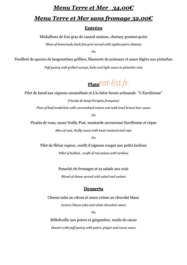 Le Tripot — carte page 2