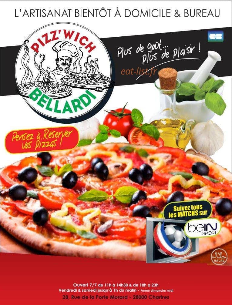 Pizz'wich Bellardi — carte page 1