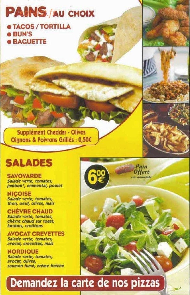 Pizzéria Di Roma — carte page 6