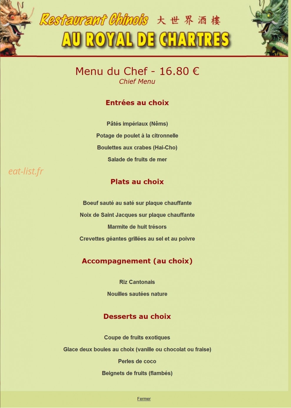 Royal de Chartres — carte page 8