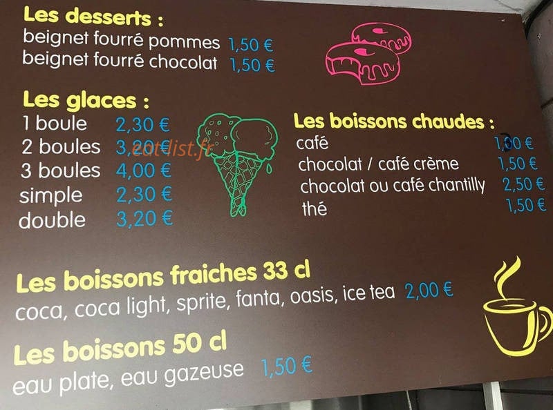 Sur Le Pouce — carte page 4