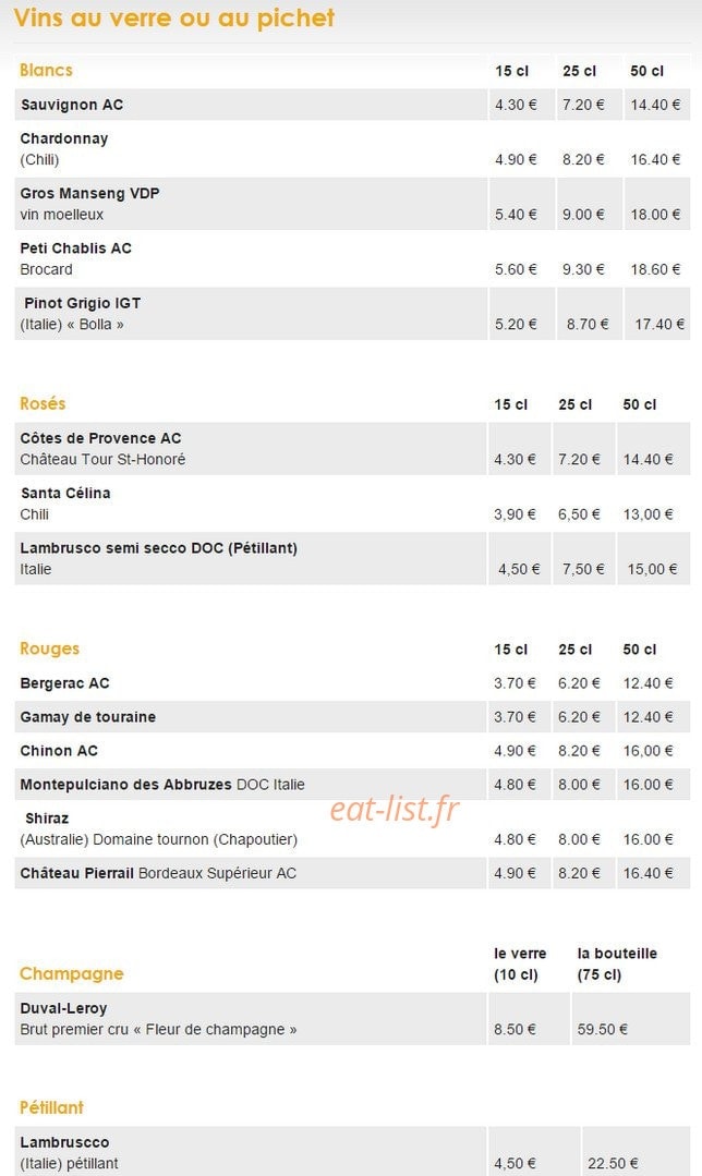 Tomate & Piment — carte page 2