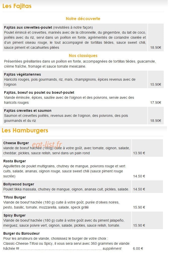 Tomate & Piment — carte page 8