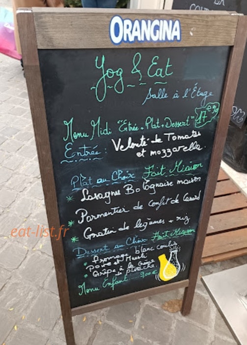 Yog And Eat — carte page 1