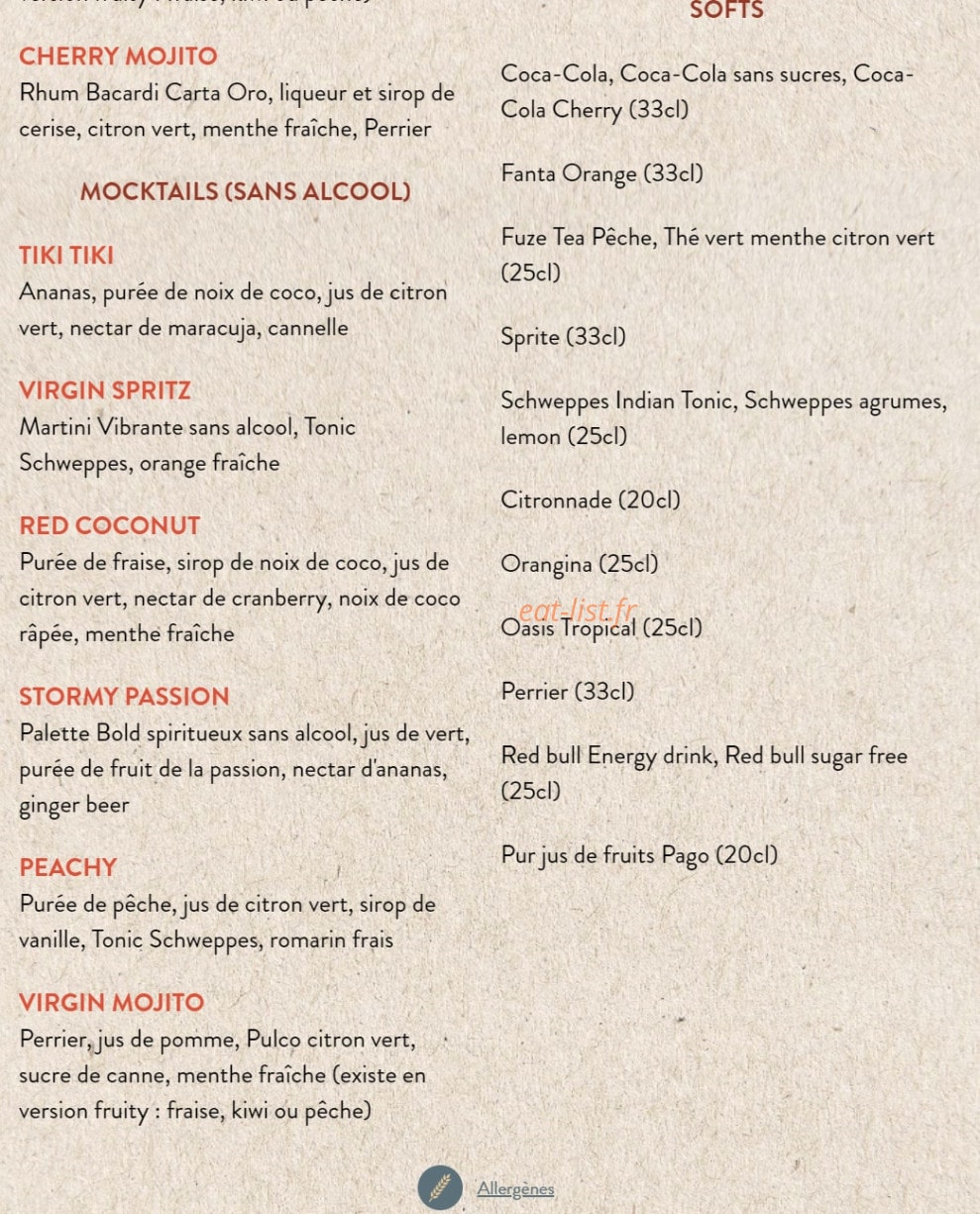 Au Bureau — carte page 9