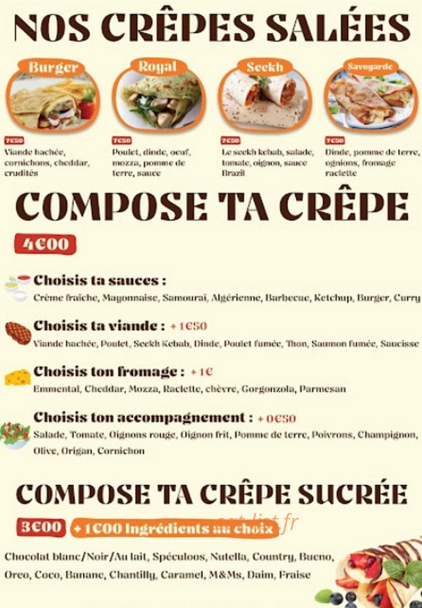 Cheezy us — carte page 3