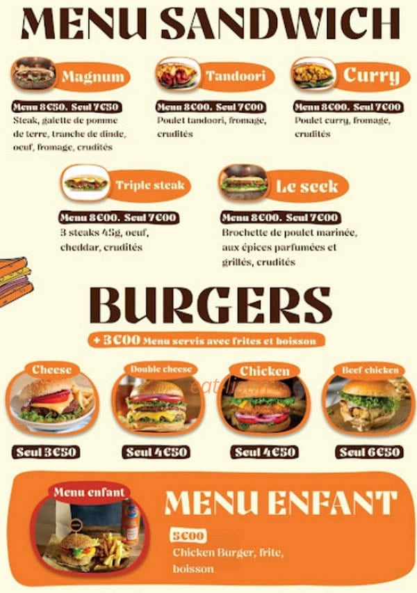 Cheezy us — carte page 2
