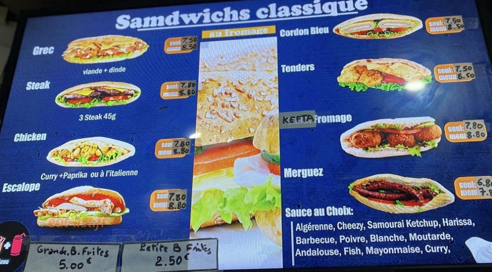 Eat's Time — carte page 2