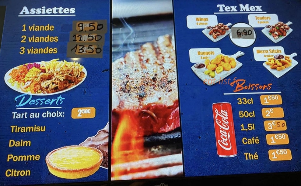 Eat's Time — carte page 1