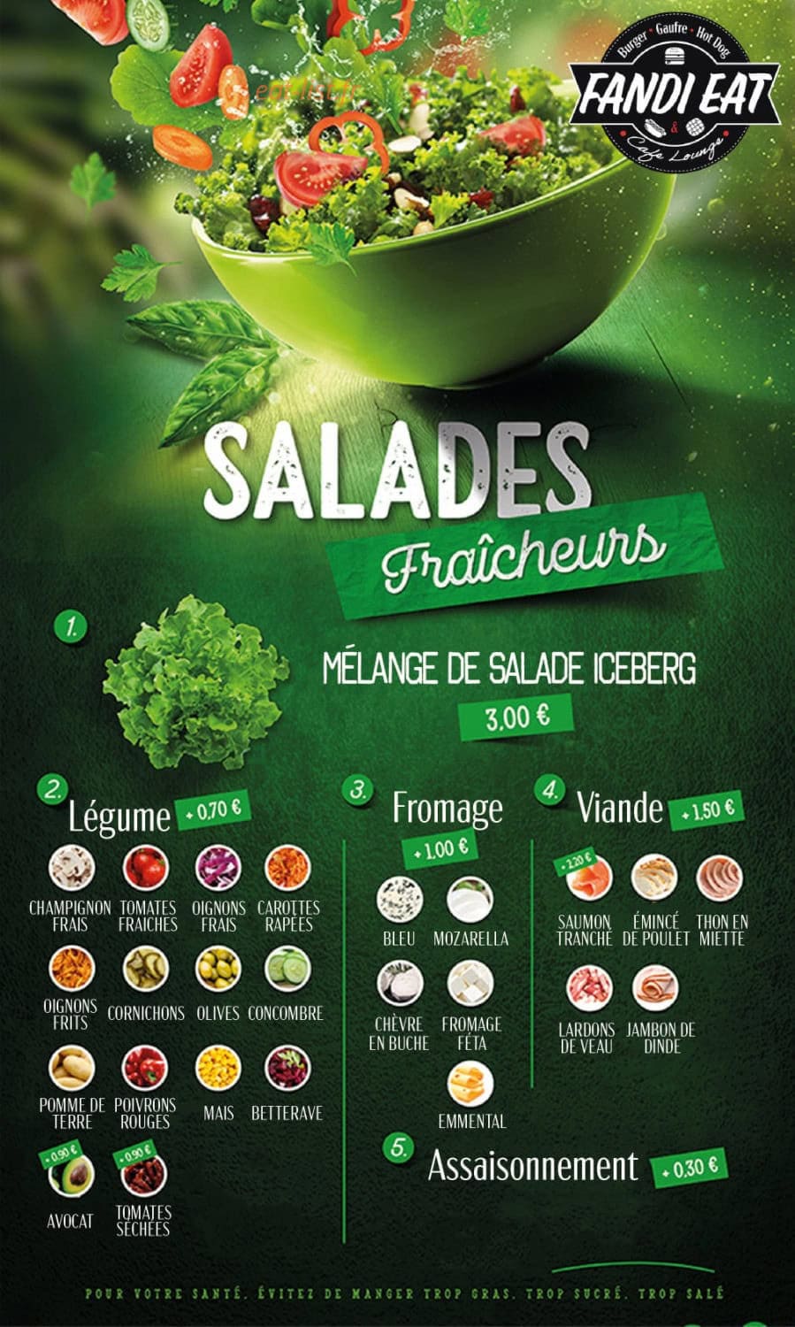 Fandi Eat — carte page 3
