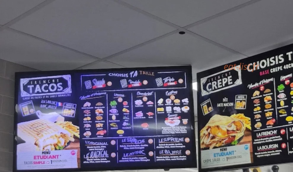 Frenchy Tacos&Crêpe — carte page 2