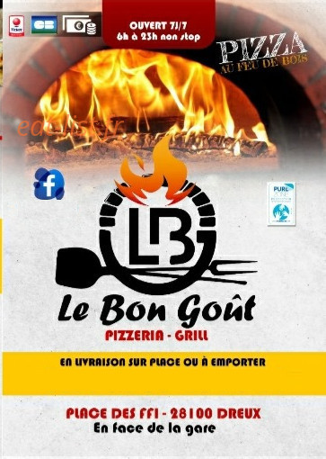 Le Bon Goût — carte page 1