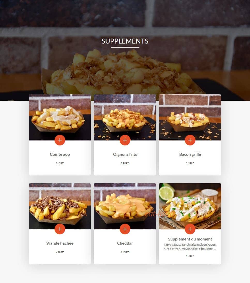 Madame Frite — carte page 4