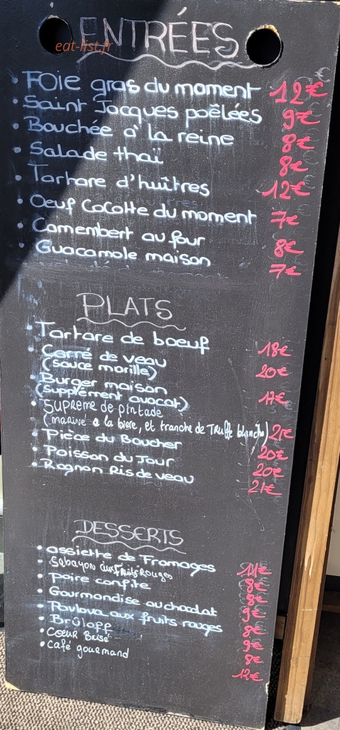 Minute Cocotte — carte page 1