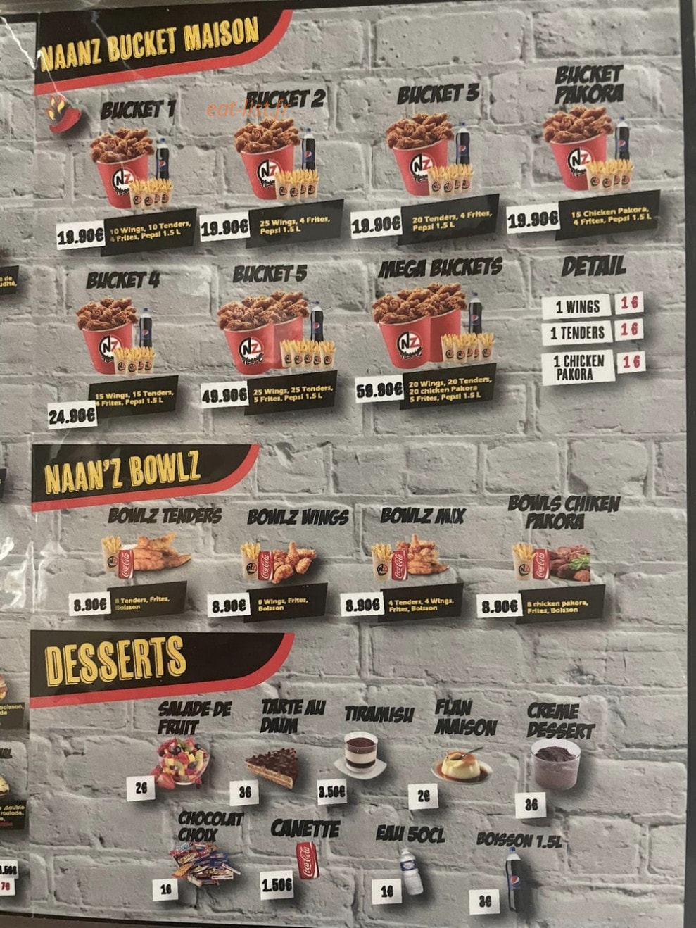 Naan’Z — carte page 4