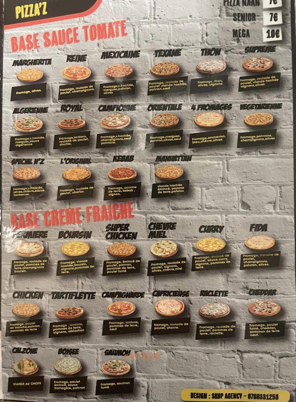 Naan’Z — carte page 3