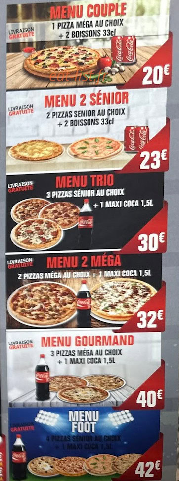 Pizza Roma — carte page 3