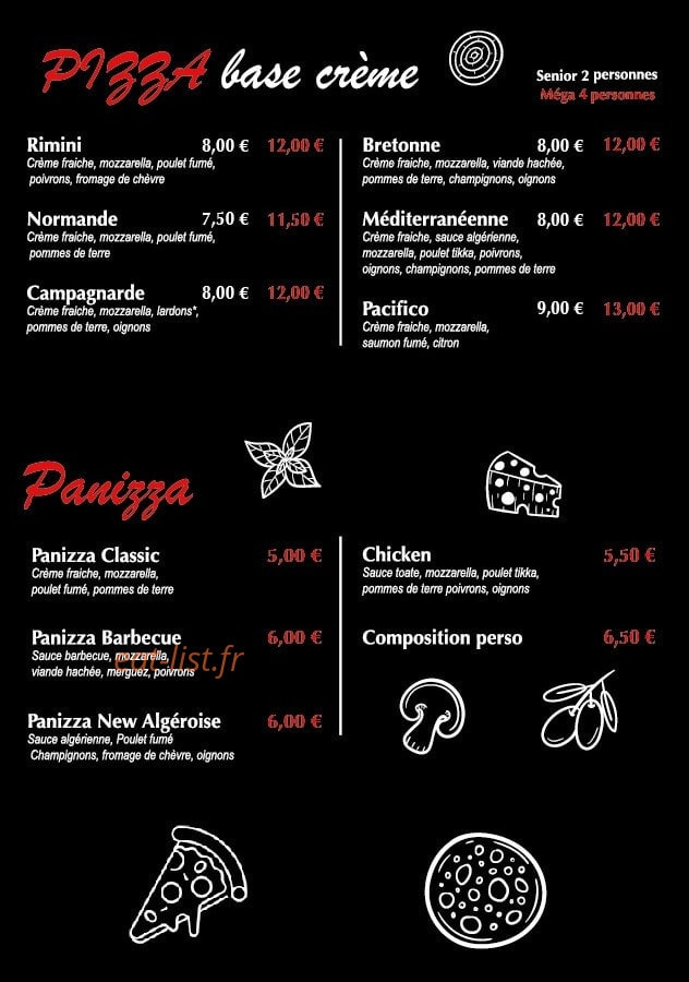 Pizza Rotrou — carte page 3