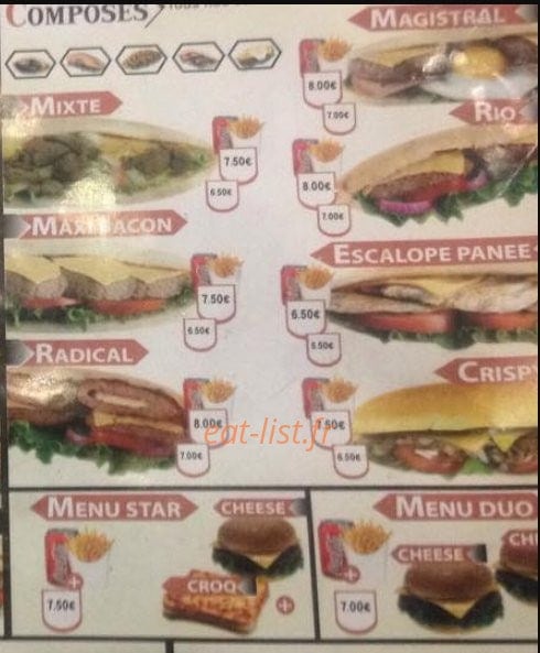 Sultan food — carte page 4