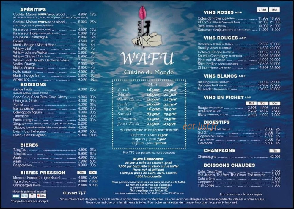 Wafu — carte page 1