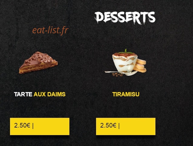 Fresca Pizza — carte page 4