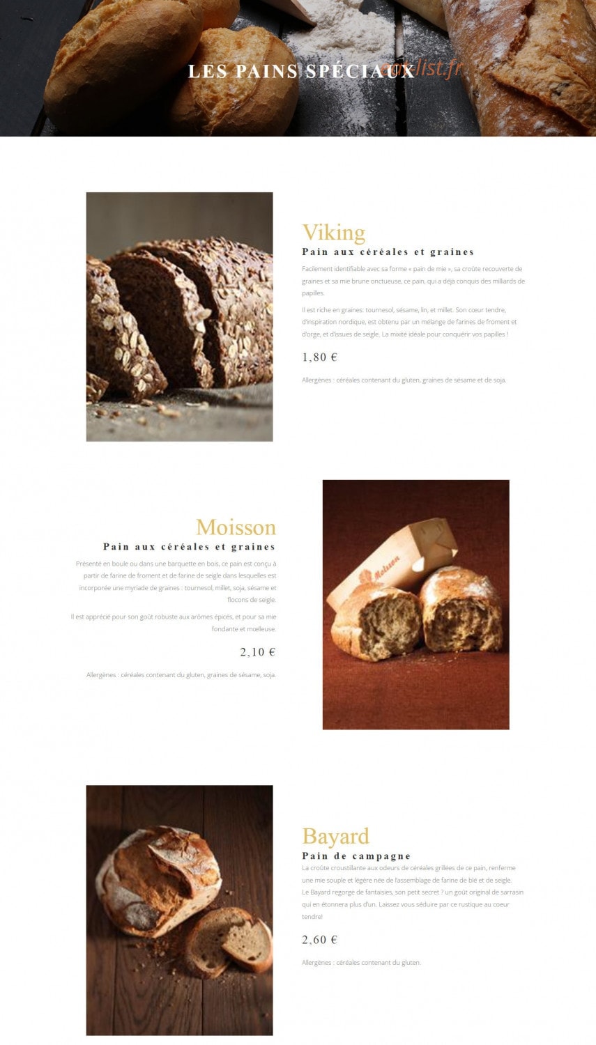 L'Atelier Banette — carte page 3