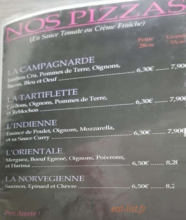 Cafe U — carte page 1