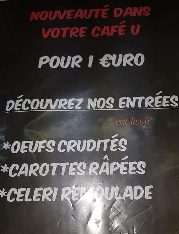 Cafe U — carte page 7