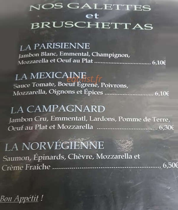 Cafe U — carte page 4