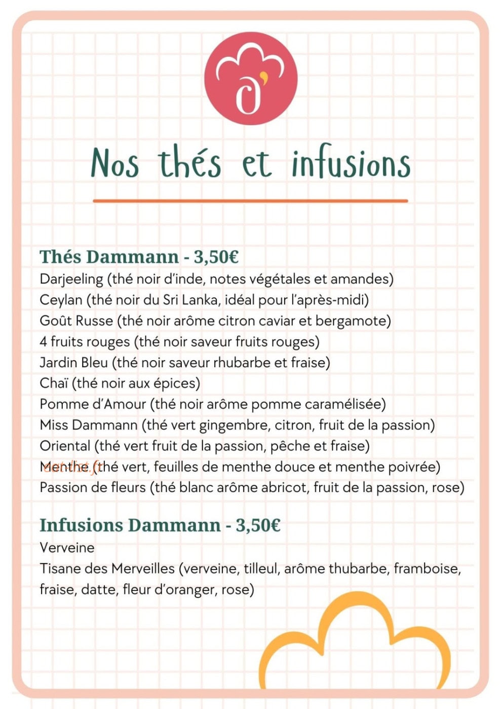 Adèle O'Délices — carte page 4