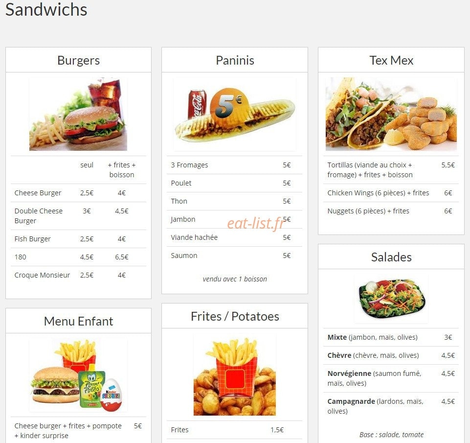 Pizzeria del castello — carte page 4
