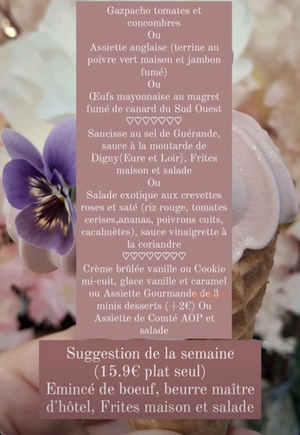 Emilie Dame Biscuit — carte page 1