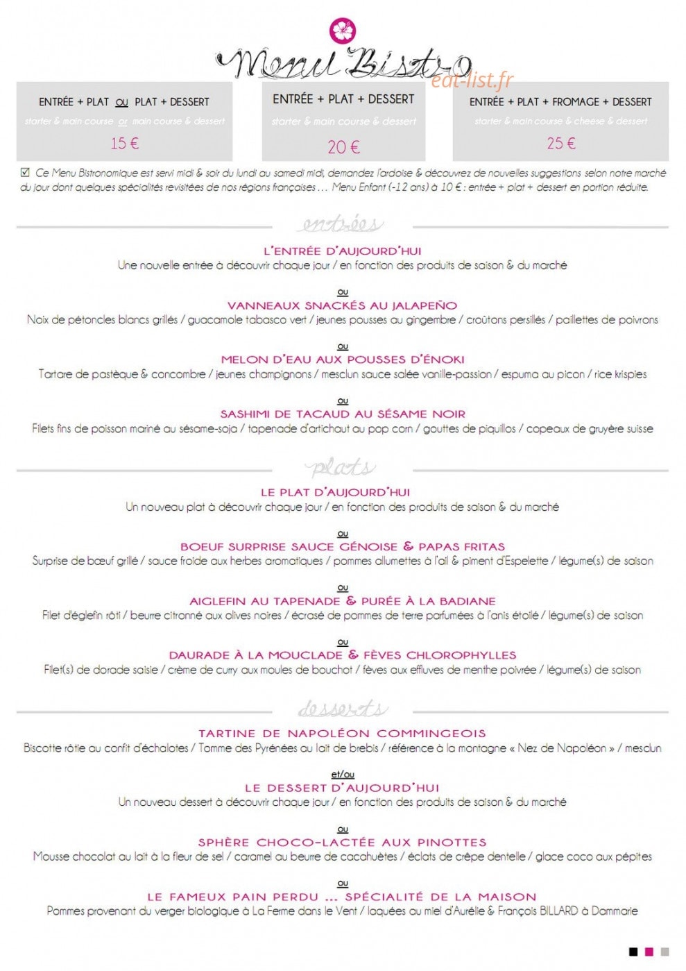 L'Hibiscus — carte page 4