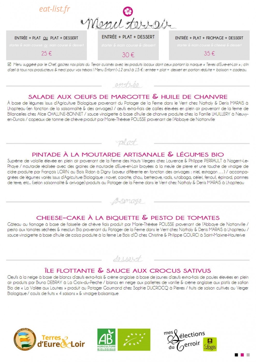 L'Hibiscus — carte page 6