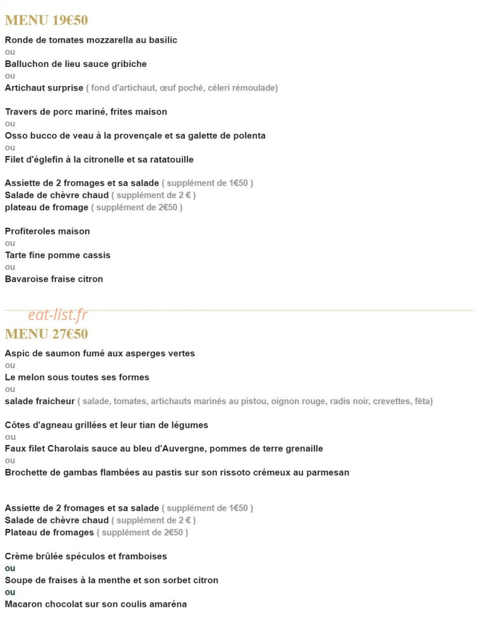 La Spirale Gourmande — carte page 5