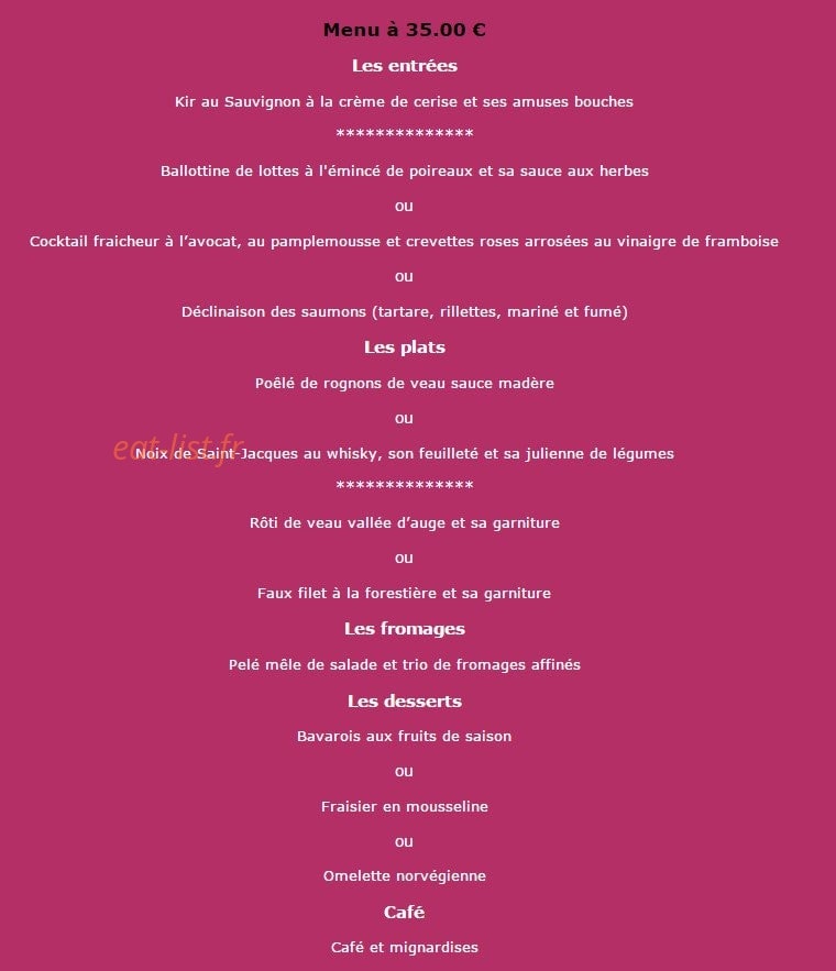 Le Villageois — carte page 3