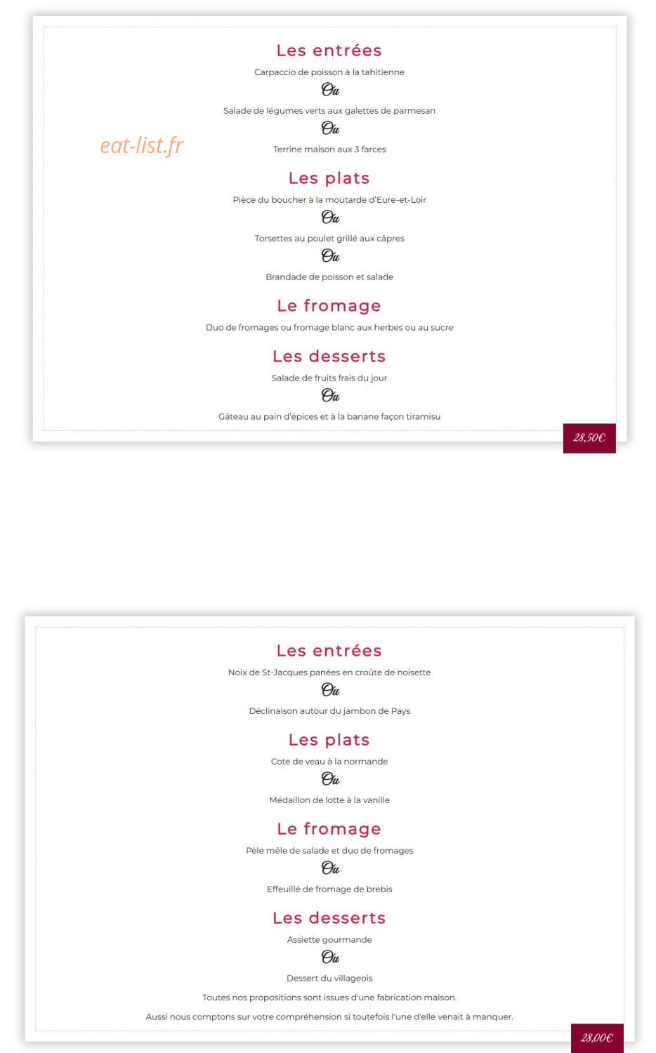 Le Villageois — carte page 3