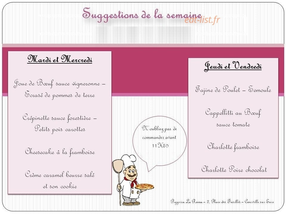 La Roma — carte page 3