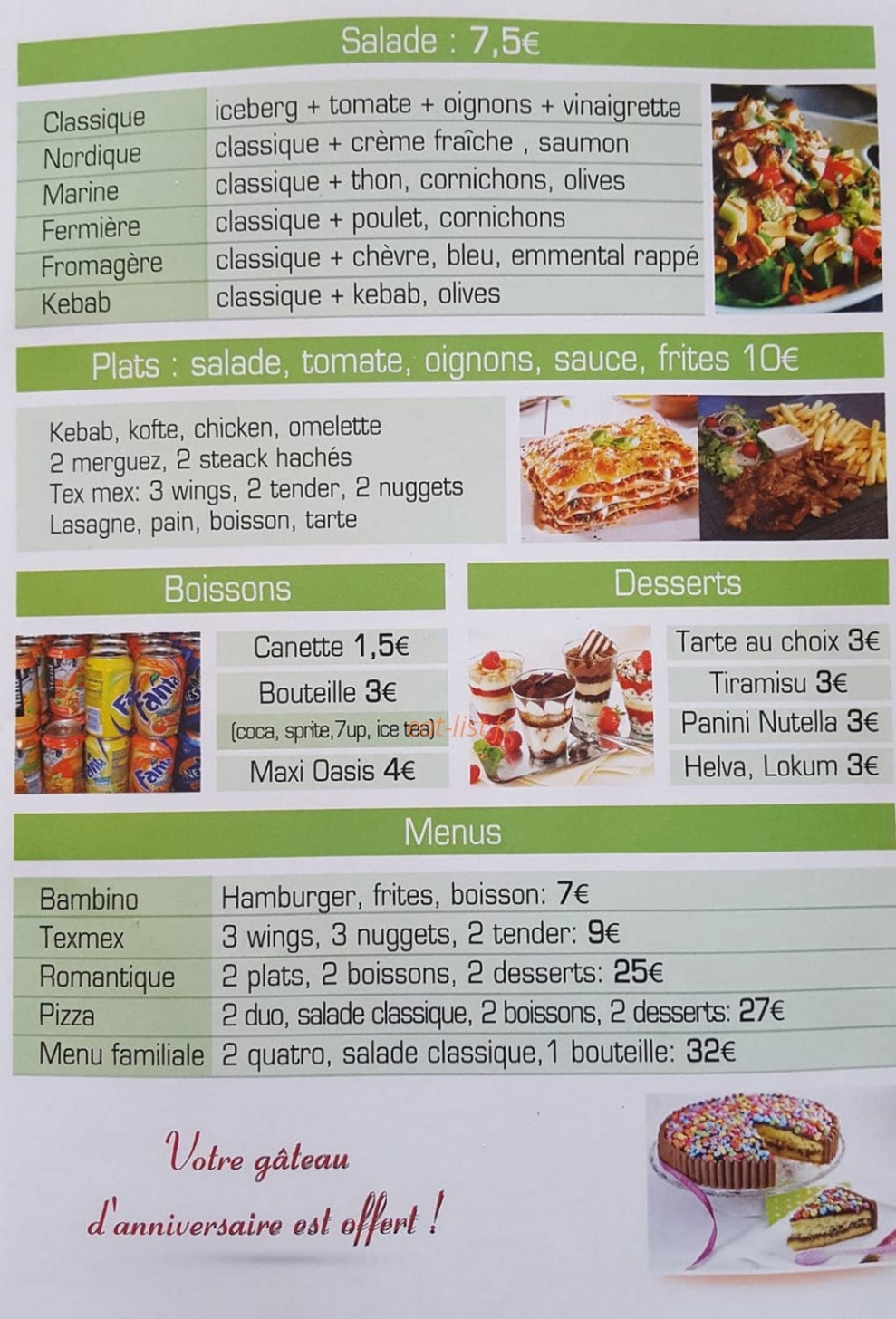 Le mot de la faim — carte page 4