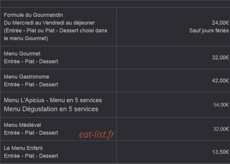 Aux Trois Pastoureaux — carte page 1