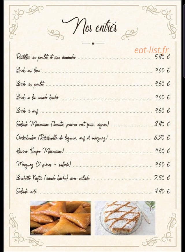 L'Etoile de Marrakech — carte page 3