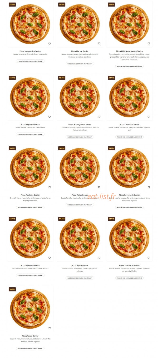 Larri's Food — carte page 4